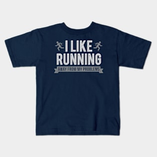 Running Away Kids T-Shirt